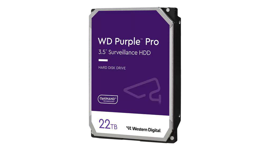 Hard disk, Western Digital – WD, Purple Pro, 22TB, 7200 rpm