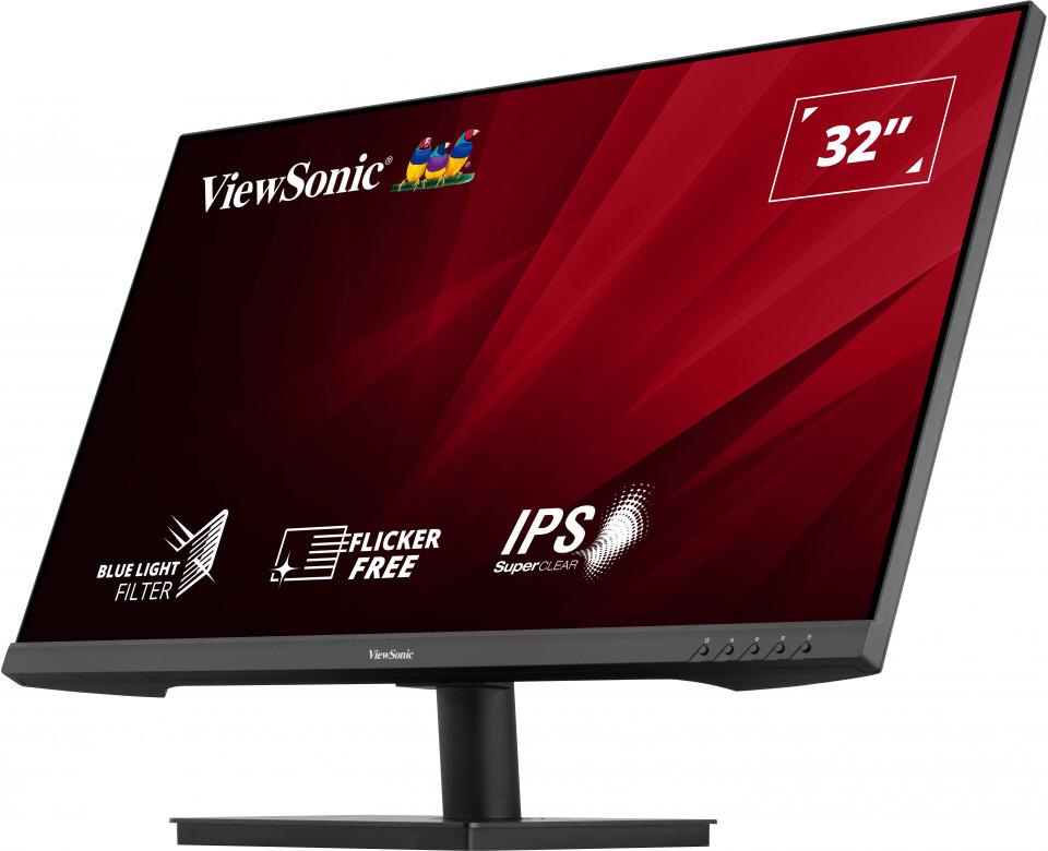 Monitor ViewSonic VA3209 32″, QHD, SuperClear IPS, 75Hz, 2 HDMI, DisplayPort, boxe, 3 sides frameless, adaptive sync, HDR10