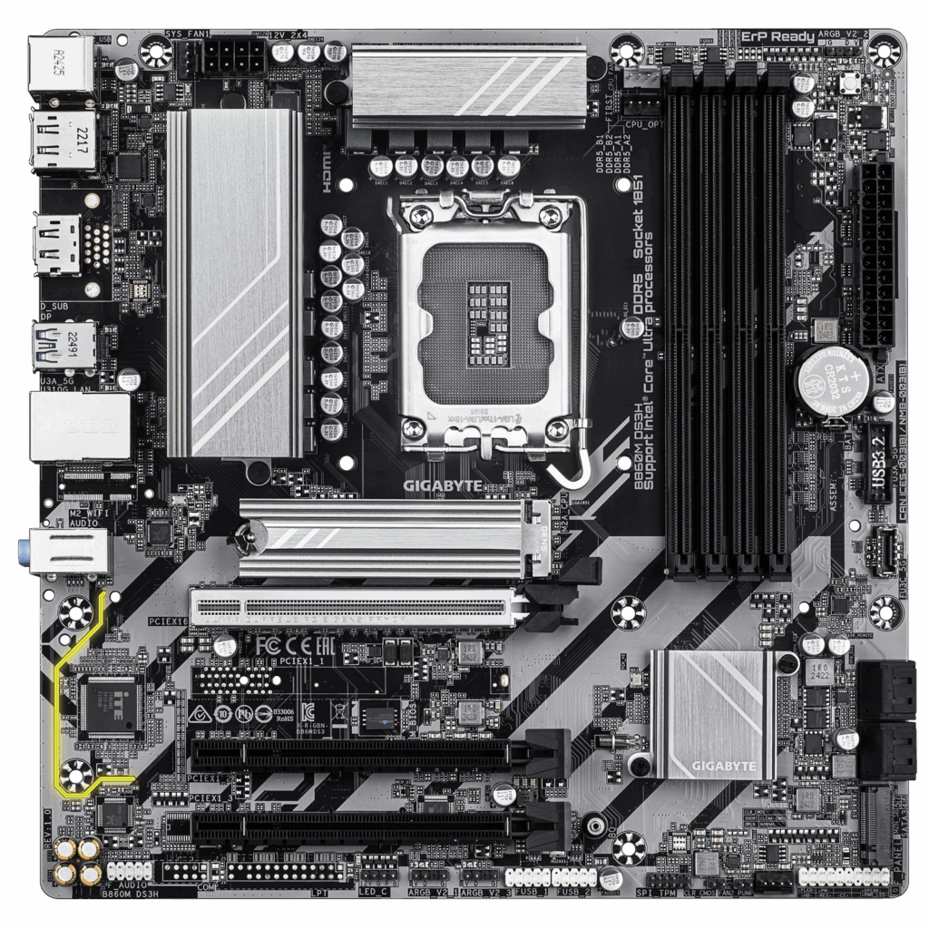 Placa de Baza GIGABYTE B860M DS3H, Socket LGA1851