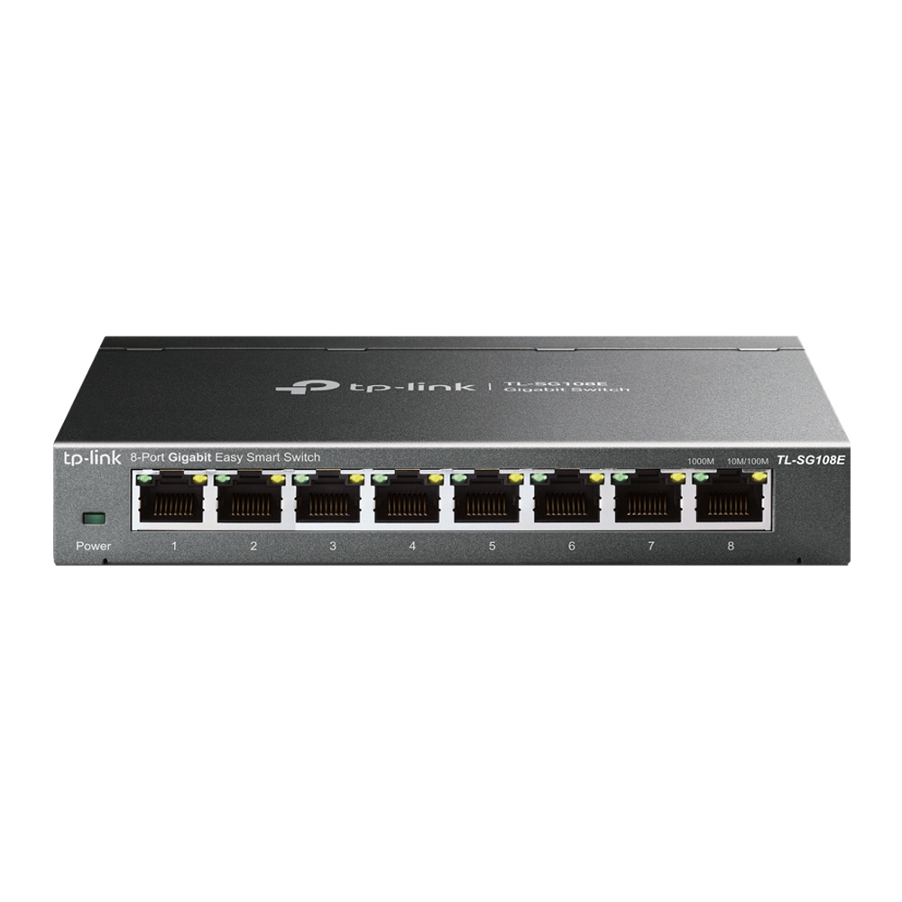 Switch TP-LINK Easy Smart TL-SG108E, 8 porturi gigabit 3 Switch TP-LINK Easy Smart TL-SG108E, 8 porturi gigabit - imagine 3