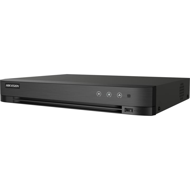 DVR Hikvision, 4 canale, 4K 8MP, AcuSense, Audio, 1xSata – IDS-7204HUHI-M1/XT