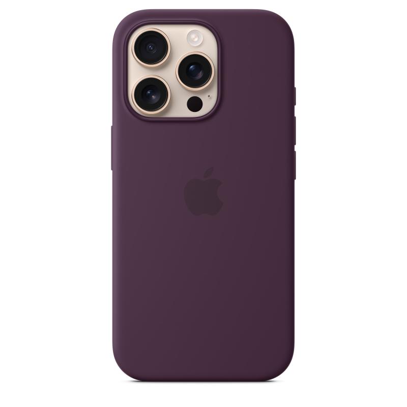 Husa de protectie Apple Silicone Case with MagSafe pentru iPhone 16 Pro – Plum
