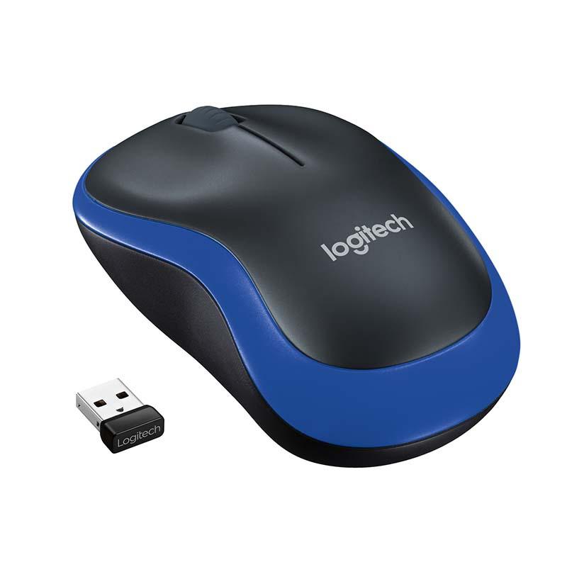 Mouse Logitech M185, USB, Albastru 2 Mouse Logitech M185, USB, Albastru - imagine 2