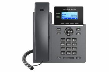 Telefon IP, Grandstream, GRP2602E, Essential HD, cu Wi-Fi, Negru