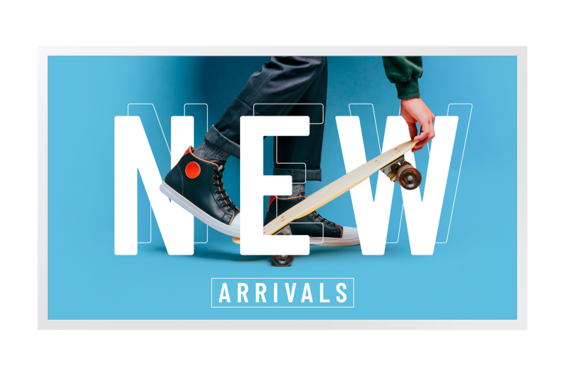 Ecran profesional, Samsung Smart Signage, 31.5″, EM32DX, QHD 2560 x 1440, Alb