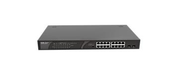 Switch 18 porturi Reyee RG-ES118GS-P, 10/100/1000Mbps, PoE 16, 278604