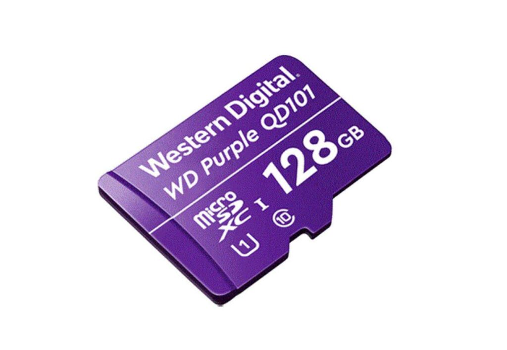 Card Western Digital MicroSD 128GB Purple Ultra Endurance