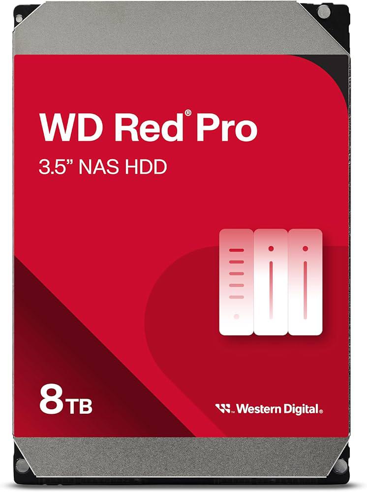 Hard disk, WD, Red Pro, 8TB NAS, 3.5″, 256MB, 7200RPM, WD8005FFBX