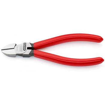 Cleste de taiere laterala Knipex, Otel, Rosu 2 Cleste de taiere laterala Knipex, Otel, Rosu - imagine 2