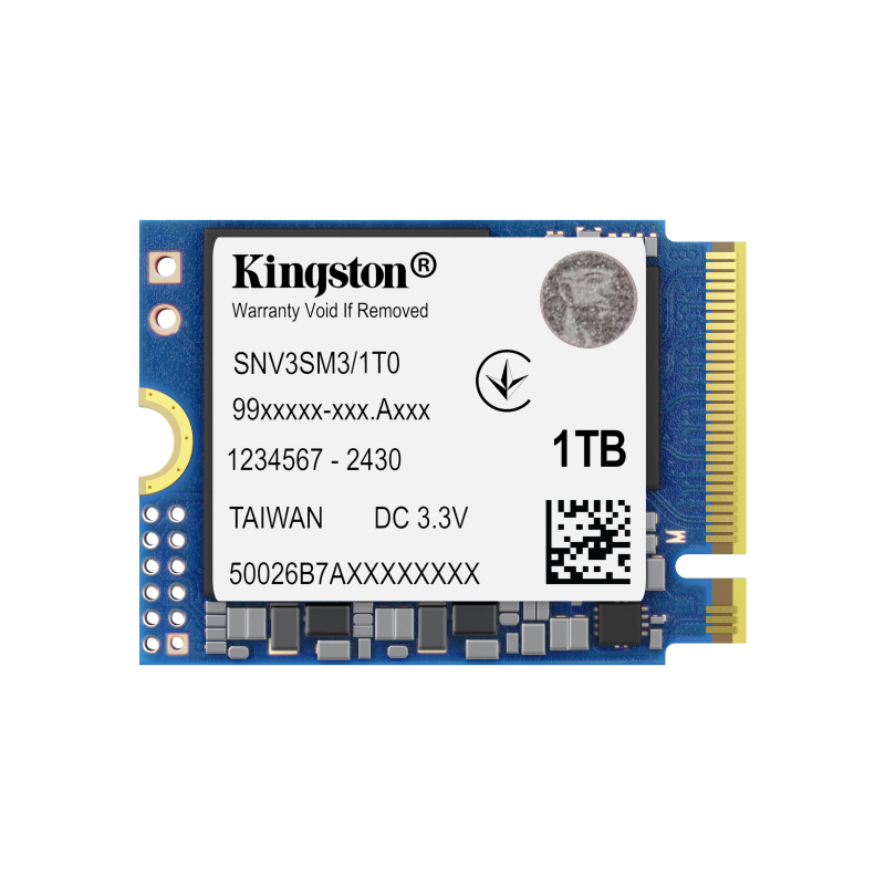 Solid State Drive (SSD) Kingston NV3, 1TB, PCIe 4.0 NVMe, M.2. 2230
