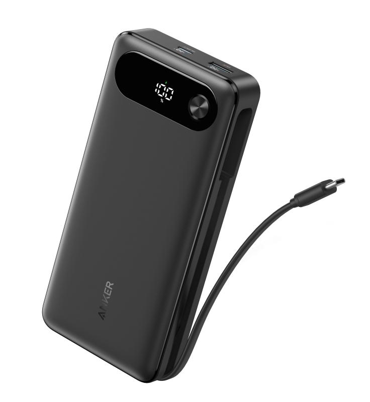 Acumulator extern Anker Powercore 20000 mAh 87W cablu USB-C, Negru