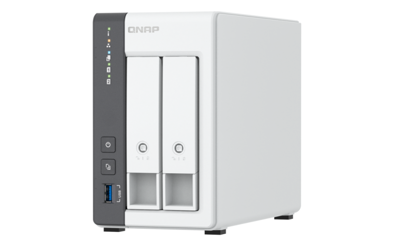 Network Attached Storage QNAP TS-216G cu procesor ARM 4-core Cortex-A55 2GHz, 2-Bay, 4GB, Port 2.5GbE