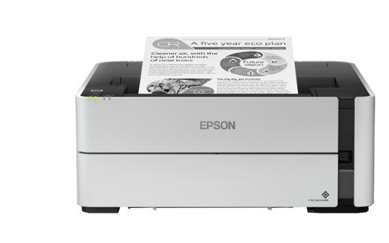 Imprimanta inkjet monocrom CISS Epson EcoTank M1180, A4, Wireless, Bluetooth, Duplex (Alb)