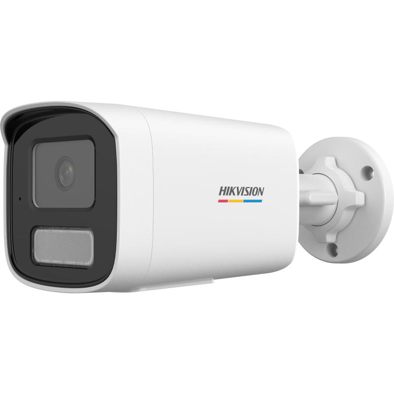 Camera supraveghere IP exterior Hikvision DS-2CD1027G2H-LIU, 2 MP, 2.8 mm, IR/lumina alba 30 m, PoE