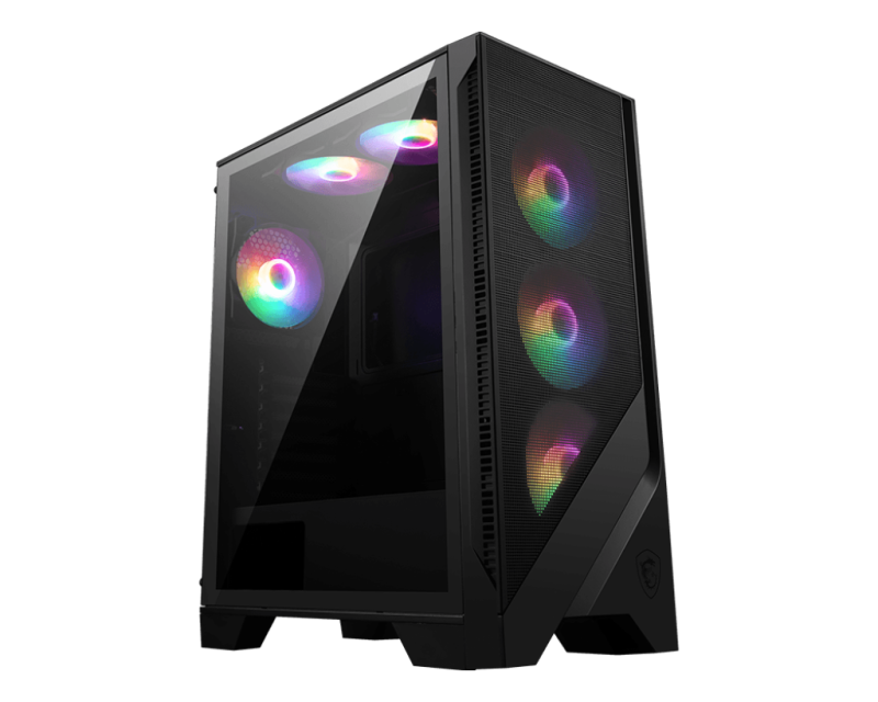 Carcasa PC, MSI, MAG FORGE 120A AIRFLOW, Middle Tower, Negru