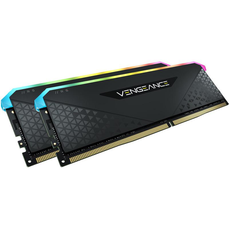 Memorie CORSAIR Vengeance RGB, 16GB (2x8GB) DDR4, 3200MHz CL16