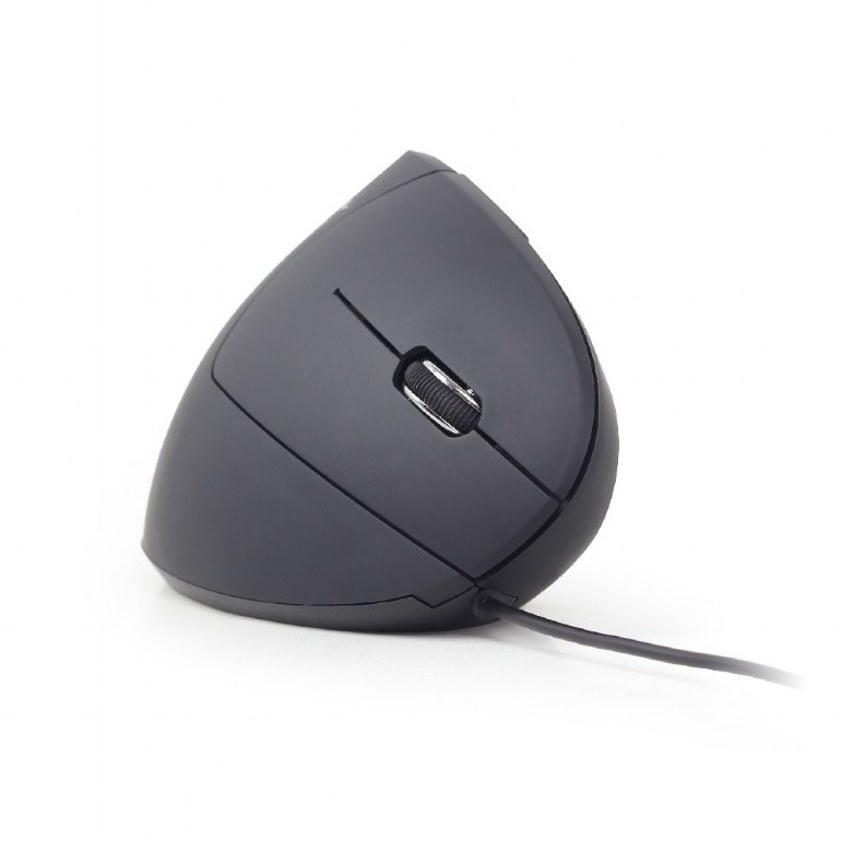 Mouse optic Gembird MUS-ERGO-01, 3200 DPI, Negru 2 Mouse optic Gembird MUS-ERGO-01, 3200 DPI, Negru - imagine 2