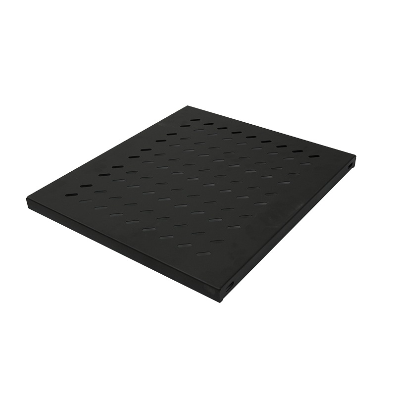 RAFT FIX LOGILINK 1U pentru rack 19", adancime 345mm, sarcina maxima 50Kg, vopsea antistatic, otel 1mm, fixare 4 puncte