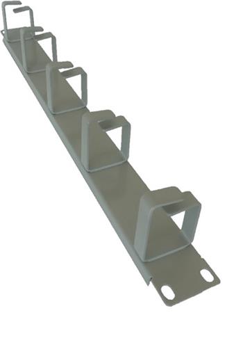 ADEX cable management 19″ 1U short rings, gray