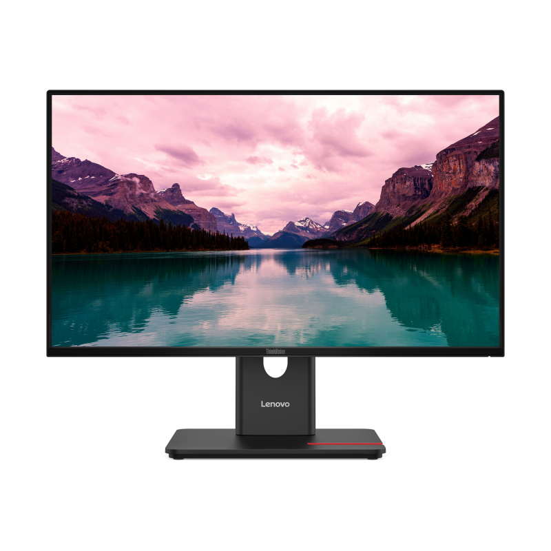 Monitor IPS LED Lenovo ThinkVision 23.8″ T24-40, FulL HD 1920 x 1080, VGA, HDMI, DisplayPort, Pivot, 120 Hz, 4 ms Negru