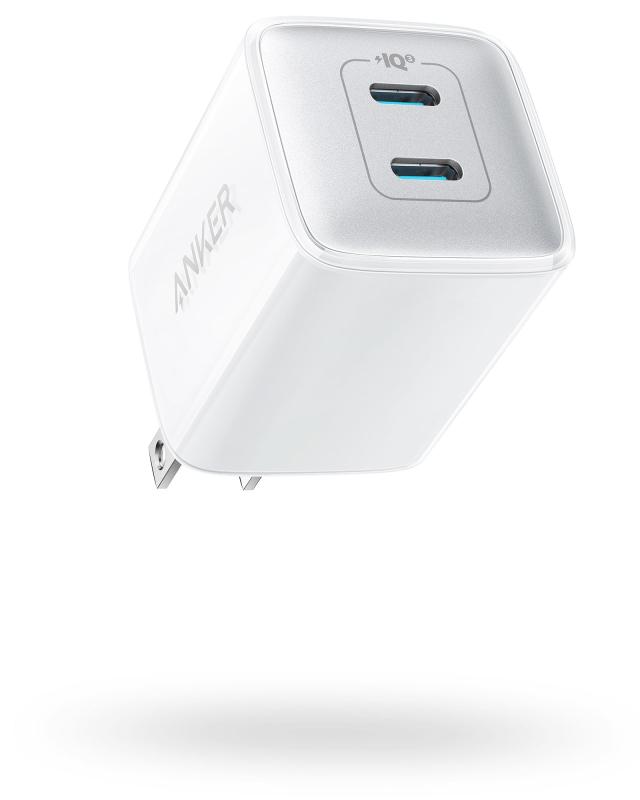 Incarcator retea Anker 521 Nano Pro 40W, 2x USB-C, Alb