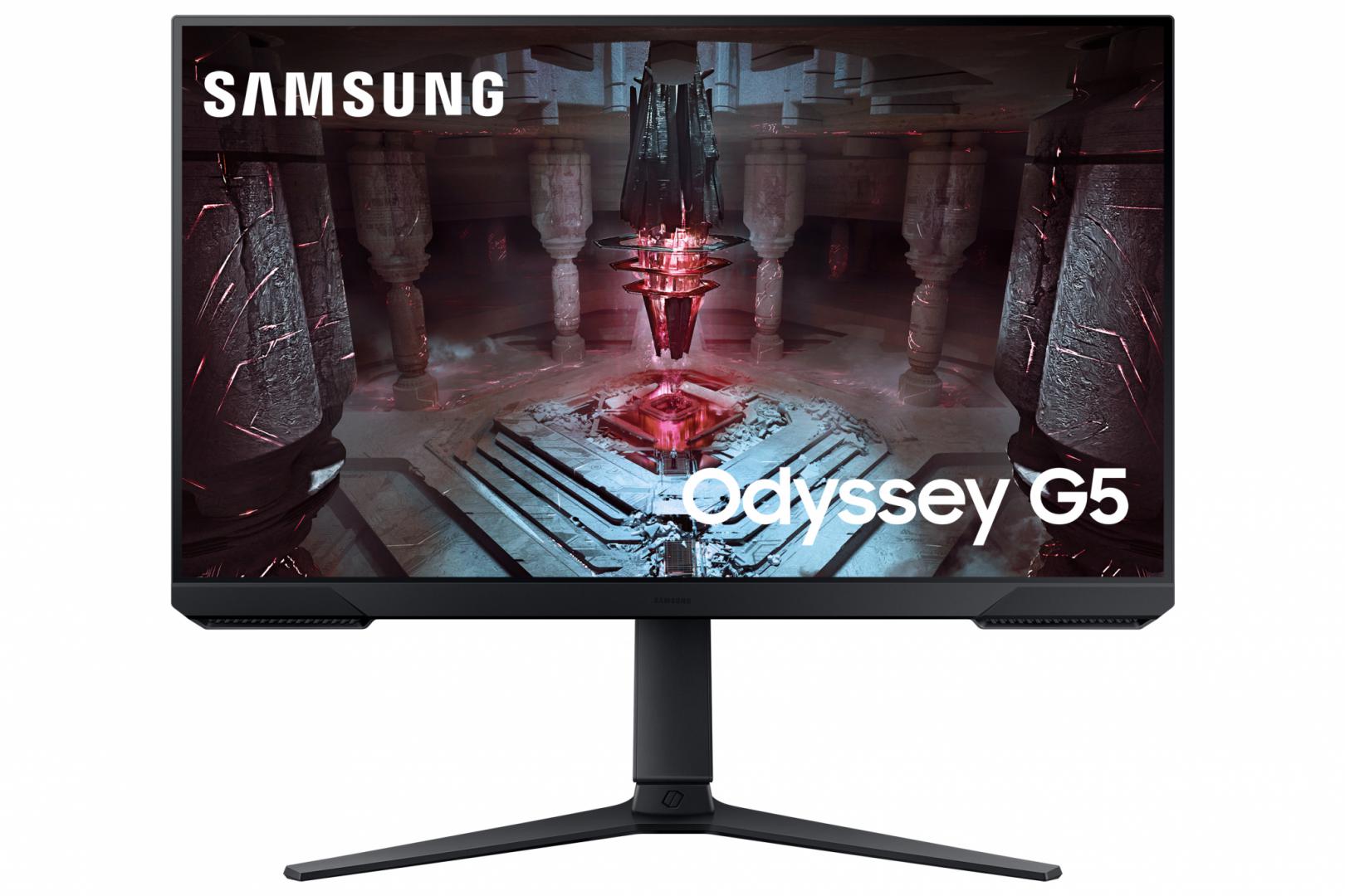 Monitor Gaming LED VA Samsung Odyssey G5, 27", QHD (2560 x 1440), HDMI, DisplayPort, AMD FreeSync, 165 Hz, 1 ms 1 Monitor Gaming LED VA Samsung Odyssey G5, 27", QHD (2560 x 1440), HDMI, DisplayPort, AMD FreeSync, 165 Hz, 1 ms