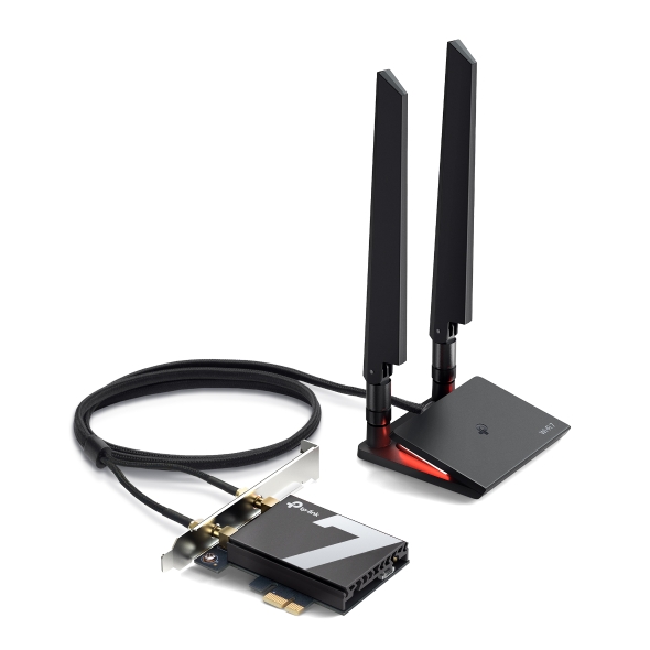 Placa de retea TP-Link Archer TB550E, BE9300, Tri-Band, Wi-Fi 7, Bluetooth 5.4, PCIe
