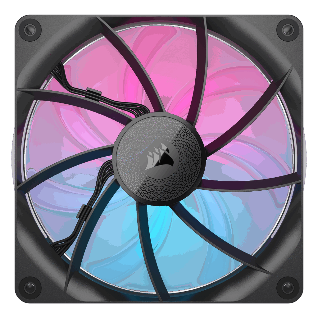 Ventilator Corsair iCUE LINK RX140 RGB, 140mm PWM, Negru