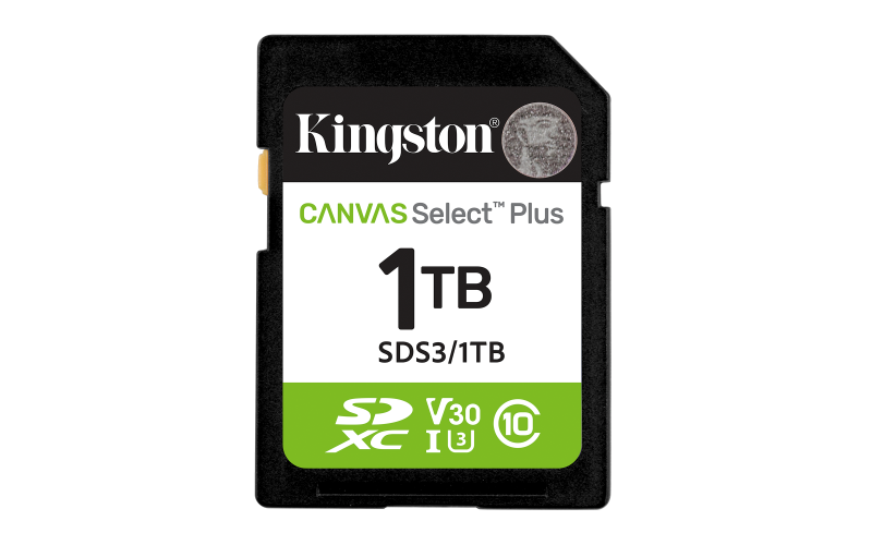 Card de Memorie SDXC Kingston, 1TB, Select Plus, Clasa 10 UHS-I