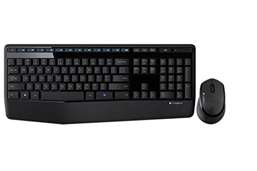 Kit Mouse Wireless Logitech + Tastatura MK345, Black