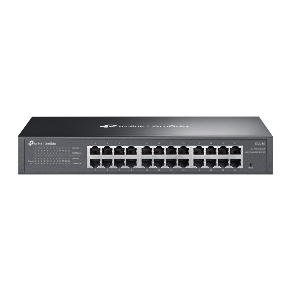 Switch TP-Link ES224G 24-Port Gigabit, 24xLAN, 10/100/1000 Mbps