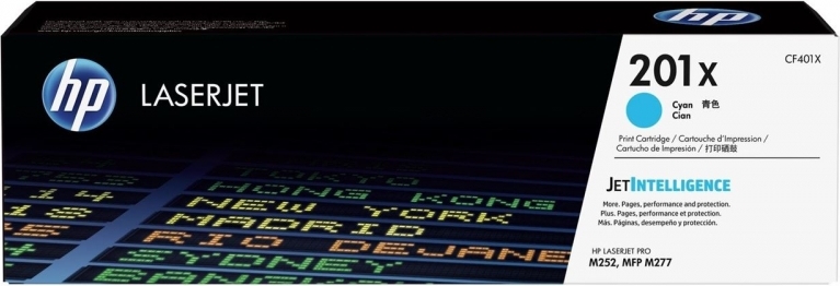 Toner HP 201X, Cyan