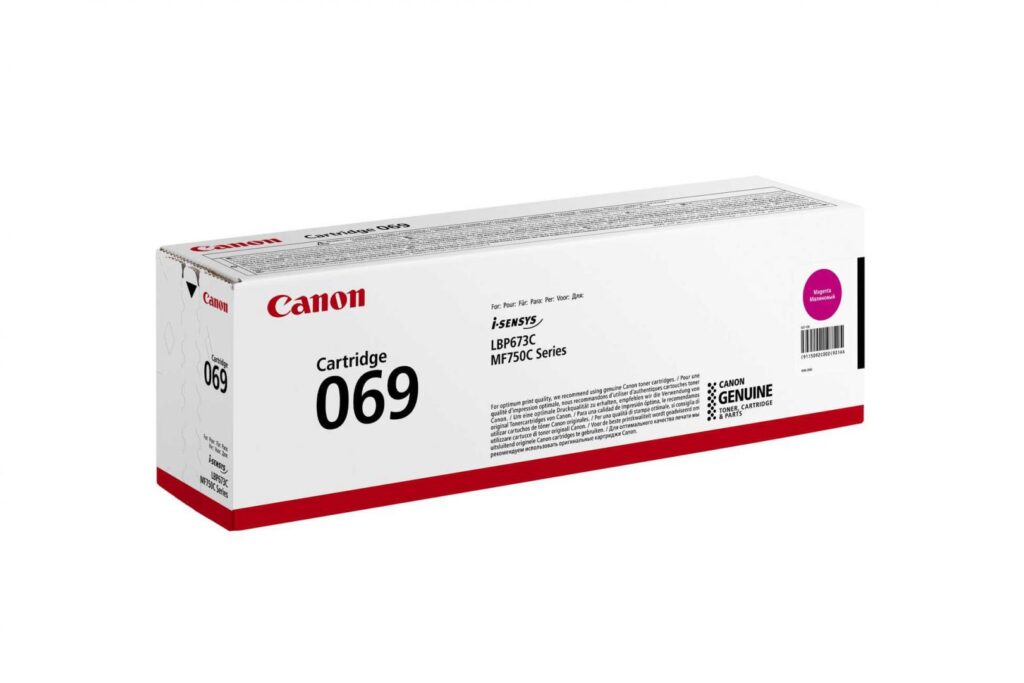 Cartus toner, Canon CRG069, Magenta, 1900 pag, pentru Canon I-Sensys LBP673, MF752, MF754