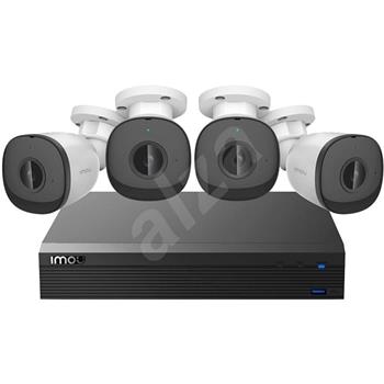 Kit camera de supraveghere IP Wi-Fi exterior Imou KIT/NVR1104HS-W-S2/4-F22FE, 4 camere, 2MP, Full HD, 1920×1080, IR 30m, microfon + HDD 1TB
