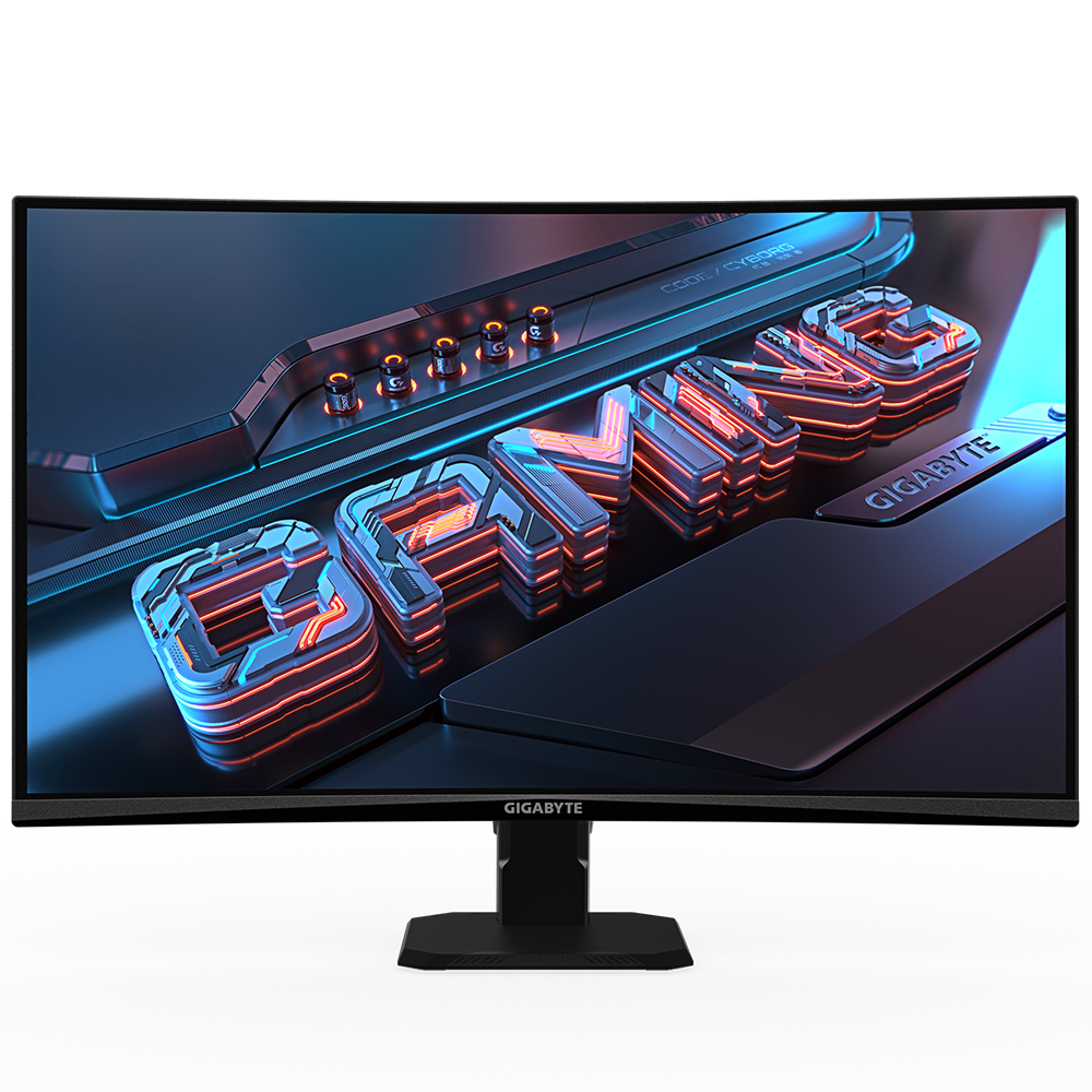 Monitor Gaming GIGABYTE GS27QCA , 27″, VA, QHD, 2560 x 1440, 180Hz , HDMI, Display Port, Curbat, 1ms, Negru