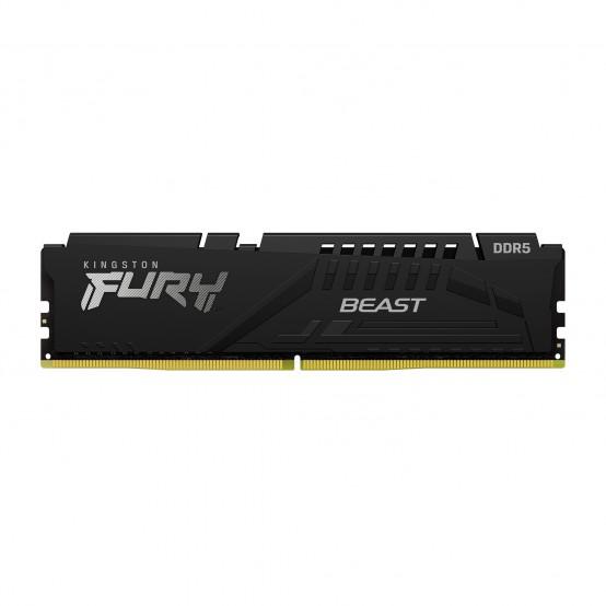 Memorie Kingston FURY Beast Black XMP, 8GB DDR5, 5200MT/s, CL40