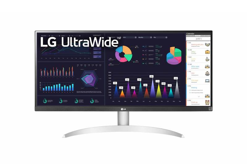 Monitor LED IPS LG UltraWide 29WQ600-W 29″, WFHD (2560×1080), 100Hz, 1ms MBR (5ms GTG), AMD FreeSync™, HDR10, sRGB 99%, Boxe 7W x2, USB Type-C, HDMI, DisplayPort, VESA, alb