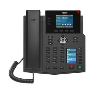Telefon VoIP Fanvil X4U, IPv4/IPv6, HD Audio, RJ45 1000Mbps PoE, Ecran LCD dublu, Negru