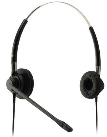 JPL 105-PB dual earpiece headset with QD connector