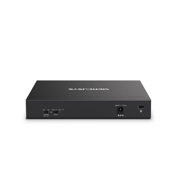 Switch PoE Mercusys Desktop, MS108GP, 8 porturi Gigabit, din care 7 porturi PoE 65W buget PoE 3 Switch PoE Mercusys Desktop, MS108GP, 8 porturi Gigabit, din care 7 porturi PoE 65W buget PoE - imagine 3