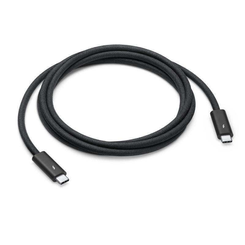 Cablu Apple Thunderbolt 4 USB-C Pro Cable MW5J3ZM/A, 1.8m, negru