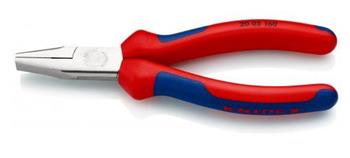 Cleste plat, cromat, manere multicomponent, KNIPEX, 160 mm