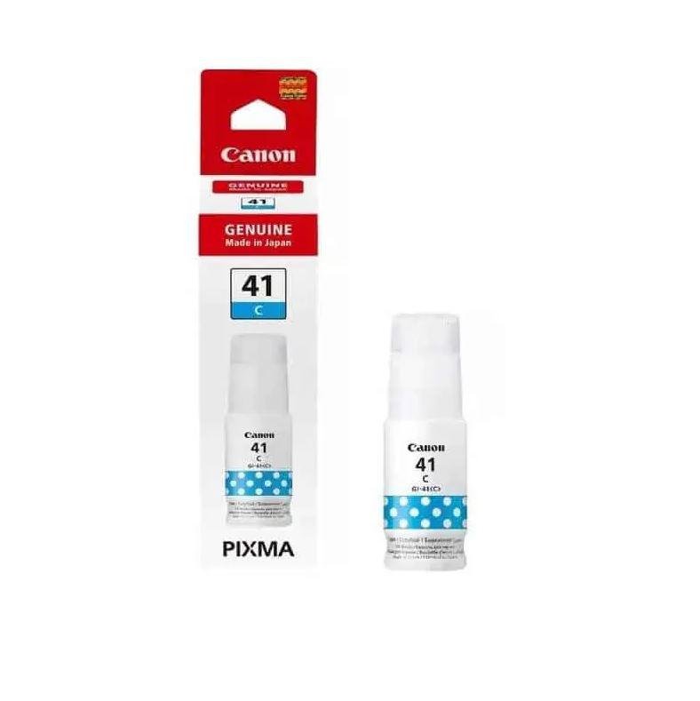 Flacon cerneala Canon Cyan GI-41C pentru G1420/G2420/G2460/G3420/G3460, capacitate 7.700 pagini OEM:4543C001AA