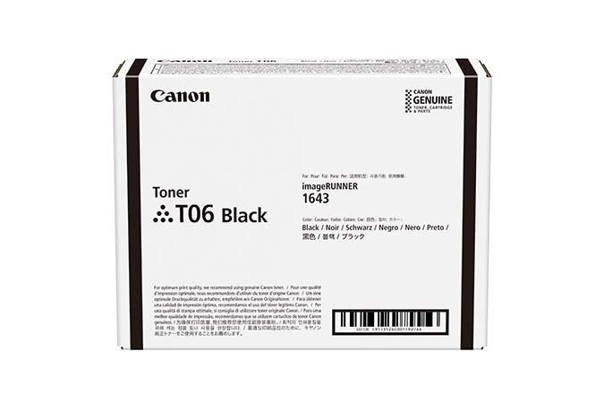 Toner Canon CRG-T06 black, 20.5k pagini, pentru IR Advance 1643I/1643IF