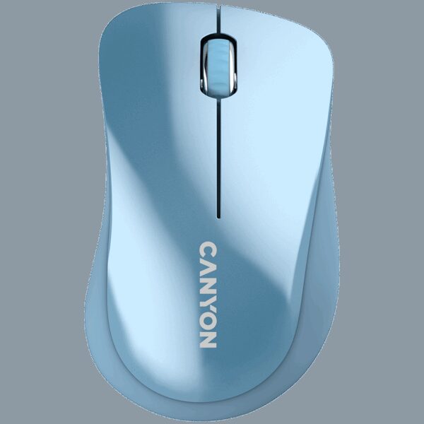 CANYON MW-11, 2.4 GHz Wireless mouse ,with 3 buttons, DPI 1200, Battery:AAA*2pcs ,Blue67*109*38mm 0.063kg