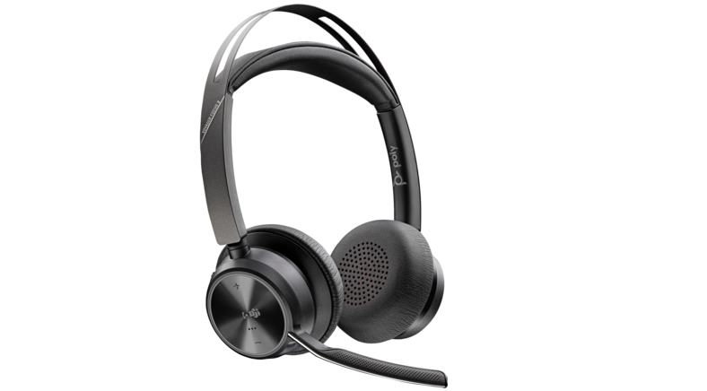 Casti Bluetooth HP Poly Voyager Focus 2 Microsoft Teams Certified USB-C Headset + USB-C/A Adapter