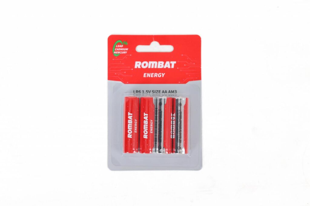 Set 4 baterii Rombat AA, 300010560