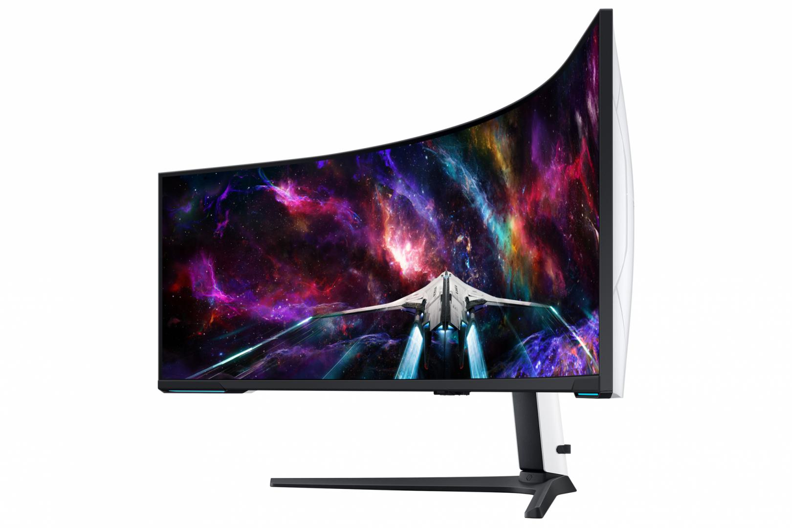 Monitor Gaming Curbat LED VA Samsung Odyssey Neo G9 57", 32:9, Dual UHD (7680x2160), 240Hz, 1 ms (GtG), AMD FreeSync™ Premium Pro, VESA DisplayHDR 1000, HDR10+ Gaming, Picture-by-Picture, 1000R, Core Lighting+, Hub USB, HDMI, Display Port, Pivot, alb 4 Monitor Gaming Curbat LED VA Samsung Odyssey Neo G9 57", 32:9, Dual UHD (7680x2160), 240Hz, 1 ms (GtG), AMD FreeSync™ Premium Pro, VESA DisplayHDR 1000, HDR10+ Gaming, Picture-by-Picture, 1000R, Core Lighting+, Hub USB, HDMI, Display Port, Pivot, alb - imagine 4