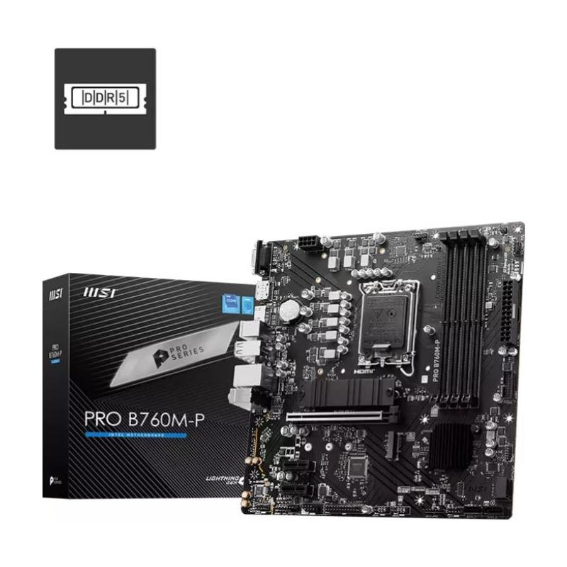 Placa de baza MSI PRO B760M-P DDR5, Socket 1700 4 Placa de baza MSI PRO B760M-P DDR5, Socket 1700 - imagine 4