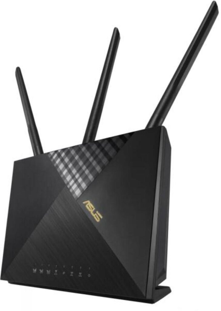 Router Wireless ASUS 4G-AX56, AX1800, Dual-band, Wi-Fi 6, 4G LTE, AiProtection